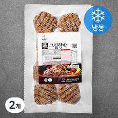 바른선 리얼직화 그릴함박 (냉동), 640g, 2개