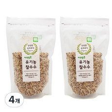 푸른들판 유기농 찰수수, 500g, 4개