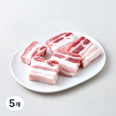 하이포크 레이어스 한돈 결이 다른 벽돌 삼겹살 (냉장), 5개, 500g