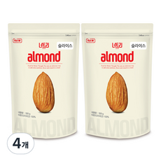 너트리 아몬드 슬라이스, 500g, 4개