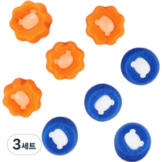 하이제이비 반려동물 털제거 세탁볼 2종 세트, 3세트, 혼합색상