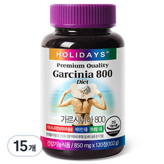 홀리데이즈 가르시니아 800, 120정, 15개
