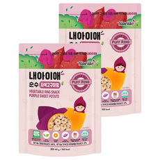 Naeiae 幼兒米圈圈, 紫薯, 40g, 2包