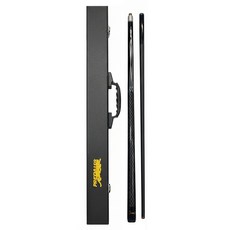 Kasanature 碳纖維撞球桿 3球/4球用 上節 + 下節 + 球桿盒套組, 黑色, 1組