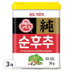 오뚜기 순후추, 50g, 3개