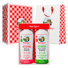 MaryRuthS 早晨液體綜合維他命 946ml + 夜間液體綜合礦物質 946ml 套組 + 購物袋, 1套