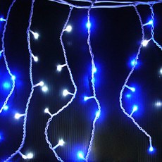 MODACore 摩達客 聖誕燈裝飾燈LED燈100燈冰條燈 藍白光 附控制器跳機 聖誕節慶裝飾, 1組