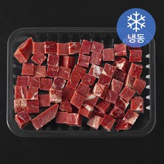 호주산 우목심 사각큐브 (냉동), 1개, 500g