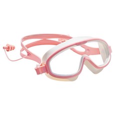 AttiRabbit 嬰幼兒用寬版耳塞泳鏡, 1個, 粉紅色