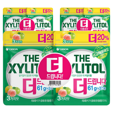 ORION 好麗友 The Xylitol木糖醇口香糖 夾鏈袋裝, 61g, 6包