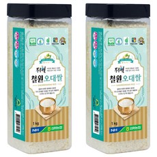 김화농협 GAP인증 두루웰 철원오대쌀 백미, 상등급, 1kg, 2개