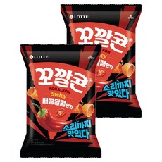 꼬깔콘 매콤달콤한맛, 134g, 2개