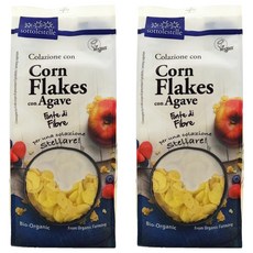 sottolestelle Vegan龍舌蘭糖漿玉米脆片, 2個, 250g