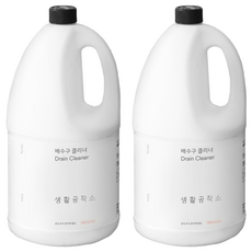 생활공작소 배수구 클리너, 3L, 2개
