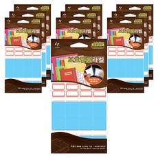 LATECH 索引保護膜標籤貼紙 20-P101 22.5 x 28 mm, R 紅色, 10個