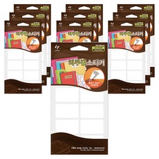 LATECH 可移除標籤貼紙 20-R009 25 x 38 mm, 白色, 10個, 7張