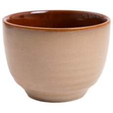 HOLA 和樂家居 晴陽窯燒茶杯 8 x 8 x 5.8cm 0.6kg 170ml, 米色, 1個
