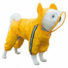 高精寵物 寵物雨衣, 1個, 黃色