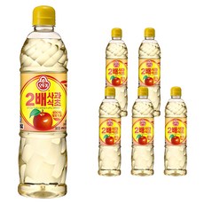 OTTOGI 不倒翁 2倍蘋果醋, 900ml, 6瓶
