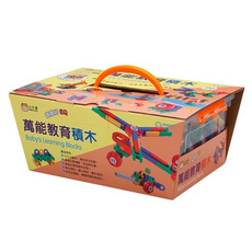 NEW WIS 小牛津 萬能教育積木 含操作手冊 96p, 混和顏色, 1組