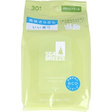 SEA BREEZE 爽身濕紙巾 全身用 馬鞭草, 30張, 1包
