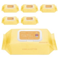 香草棉，一種用於 I'm Clean 烘乾機的織物柔軟劑, 80張, 6包