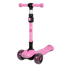 LANDWAY Kids Motion LED 汽車滑板車, 粉色的