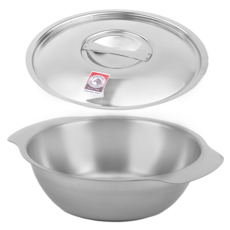 ZEBRA 斑馬牌 304不銹鋼 湯碗 附蓋 18cm 1.3L, 單品, 1個