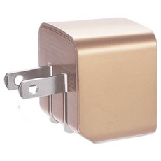 EZGO 2.4A雙輸出USB電源供應器, 金色, 1個