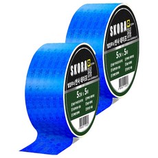 SKORA 夜光警示膠帶, 2捲, 藍色