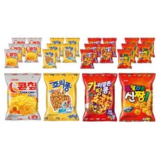 CROWN 皇冠 玉米片 44g x 3包 + 焦糖玉米花生 46g x 3包 + 不倒翁 73g x 3包 + Joripong 鬆餅 50g x 3包 組合, 639g, 2套