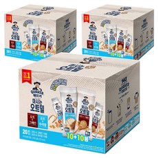 퀘이커 마시는 오트밀 그레인 10p + 우리쌀 10p, 1kg, 3세트