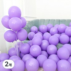 P&B UNITY 標準圓形氣球 25cm 100入, 18薰衣草色, 2個
