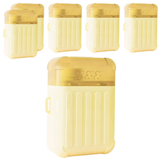 咪咪購物 耳洞清潔線/耳洞清潔器 行李箱款 黃色 240根, 6個, 薄荷味