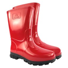 三和牌 MIT典雅半筒雨靴 台灣製造 粗紋底設計