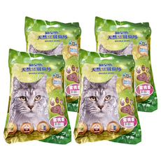 貓皇族 天然豆腐貓砂，蜜桃香, 7L, 2.8kg, 4包