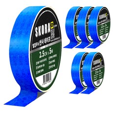 Skora 高亮度反光膠帶, 6個, 藍色