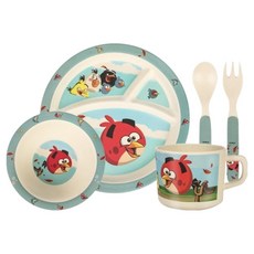 ANGRY BIRDS 餐盤餐具組 Red款, 1組
