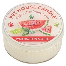 PET HOUSE 室內除臭寵物香氛蠟燭, 西瓜莫希托, 43g, 1罐