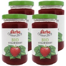 다보 유기농 딸기잼, 260g, 4개