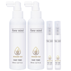 EasyMind 頭皮護理啤酒酵母涼感弱酸性純素護養液 150ml+10ml套組, 2組, 160ml