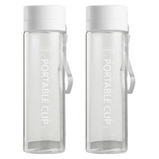 簡約隨行水壺 7cm x 25cm 800ml, 磨砂灰, 2個