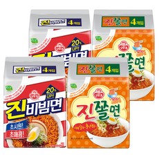 오뚜기 진비빔면 156g 8p + 진쫄면 150g 8p, 1세트