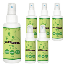 益成檀香 艾草草本防蚊液 天然草本 溫和防蚊 寶寶安心, 100ml, 6瓶