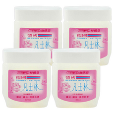 THRONE 斯儂恩 凡士林玫瑰 德國材料 滋潤肌膚, 120ml, 4罐