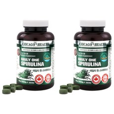 CHICAGOHEALTH 螺旋藻萃取補充錠 180g, 300顆, 2罐