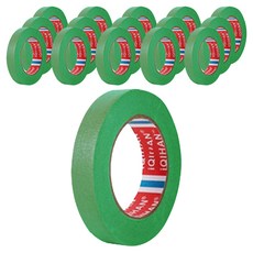 iQIHAN Dada 彩色紙膠帶 綠色 20 mm x 20 m, 16個