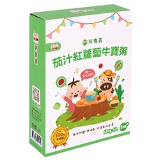 粥寶寶 茄汁紅蘿蔔牛寶粥 7個月以上, 600g, 1盒