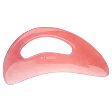 헤라진 경락 괄사 마사지 도구, 핑크, 1개