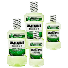 LISTERINE 李施德霖 天然綠茶防蛀護齦漱口水 750ml + 250ml, 1000ml, 2組